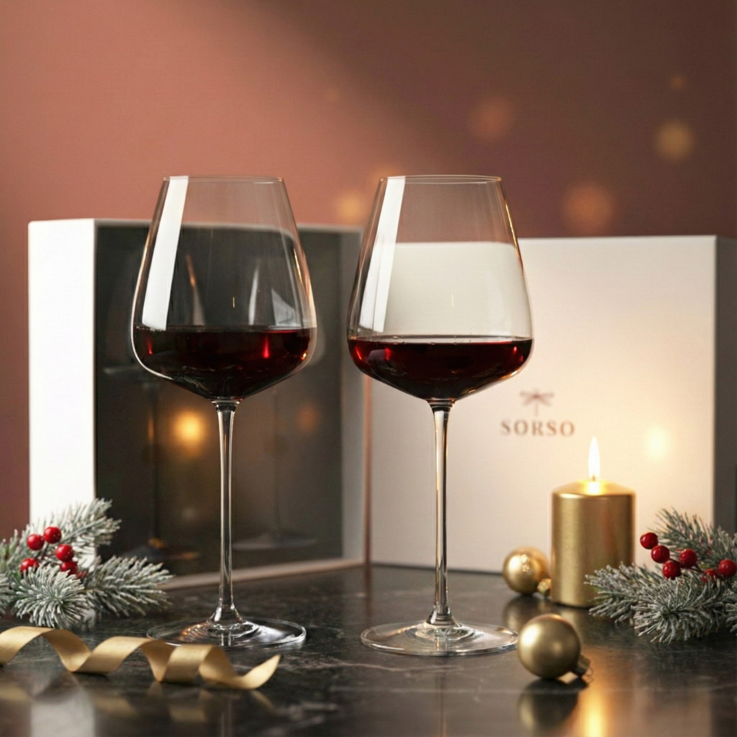 Sorso Award-Winning Crystal Pair